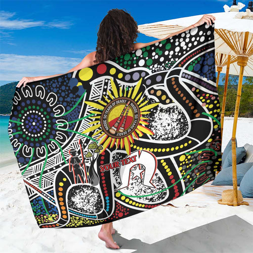 NAIDOC 50 Years of Deadly Personalised Sarong Aboriginal Dot Art