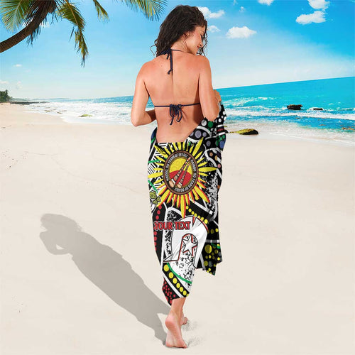 NAIDOC 50 Years of Deadly Personalised Sarong Aboriginal Dot Art