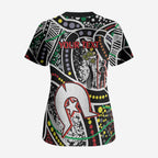 NAIDOC 50 Years of Deadly Personalised Scrub Top Aboriginal Dot Art