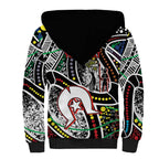 NAIDOC 50 Years of Deadly Personalised Sherpa Hoodie Aboriginal Dot Art