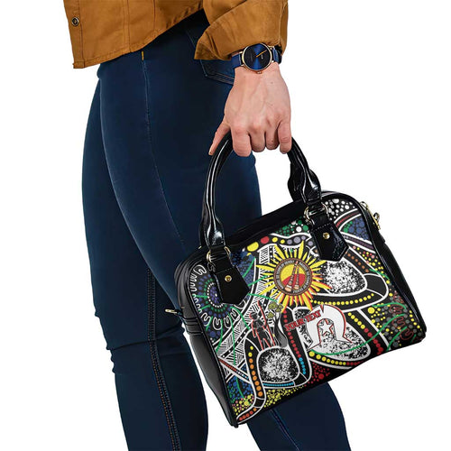 NAIDOC 50 Years of Deadly Personalised Shoulder Handbag Aboriginal Dot Art