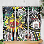 NAIDOC 50 Years of Deadly Personalised Skinny Tumbler Aboriginal Dot Art