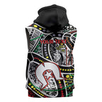 NAIDOC 50 Years of Deadly Personalised Sleeveless Hoodie Aboriginal Dot Art