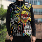 NAIDOC 50 Years of Deadly Personalised Sleeveless Puffer Jacket Aboriginal Dot Art