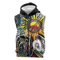 NAIDOC 50 Years of Deadly Personalised Sleeveless Zip Hoodie Aboriginal Dot Art