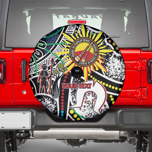 NAIDOC 50 Years of Deadly Personalised Spare Tire Cover Aboriginal Dot Art
