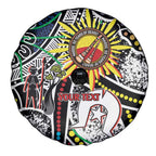 NAIDOC 50 Years of Deadly Personalised Spare Tire Cover Aboriginal Dot Art