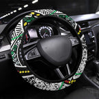 NAIDOC 50 Years of Deadly Steering Wheel Cover Aboriginal Dot Art