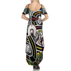 NAIDOC 50 Years of Deadly Personalised Summer Maxi Dress Aboriginal Dot Art