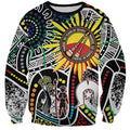 NAIDOC 50 Years of Deadly Personalised Sweatshirt Aboriginal Dot Art