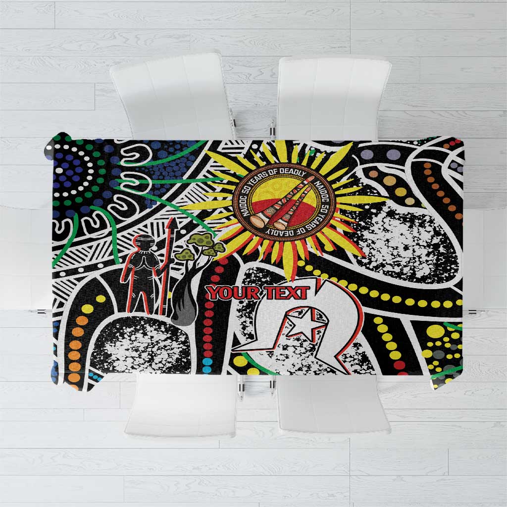 NAIDOC 50 Years of Deadly Personalised Tablecloth Aboriginal Dot Art