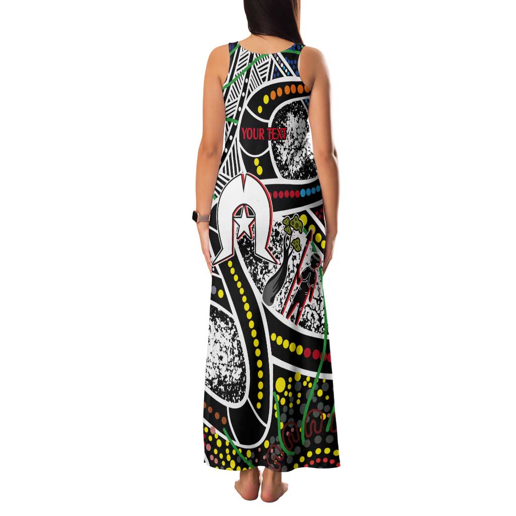 NAIDOC 50 Years of Deadly Personalised Tank Maxi Dress Aboriginal Dot Art