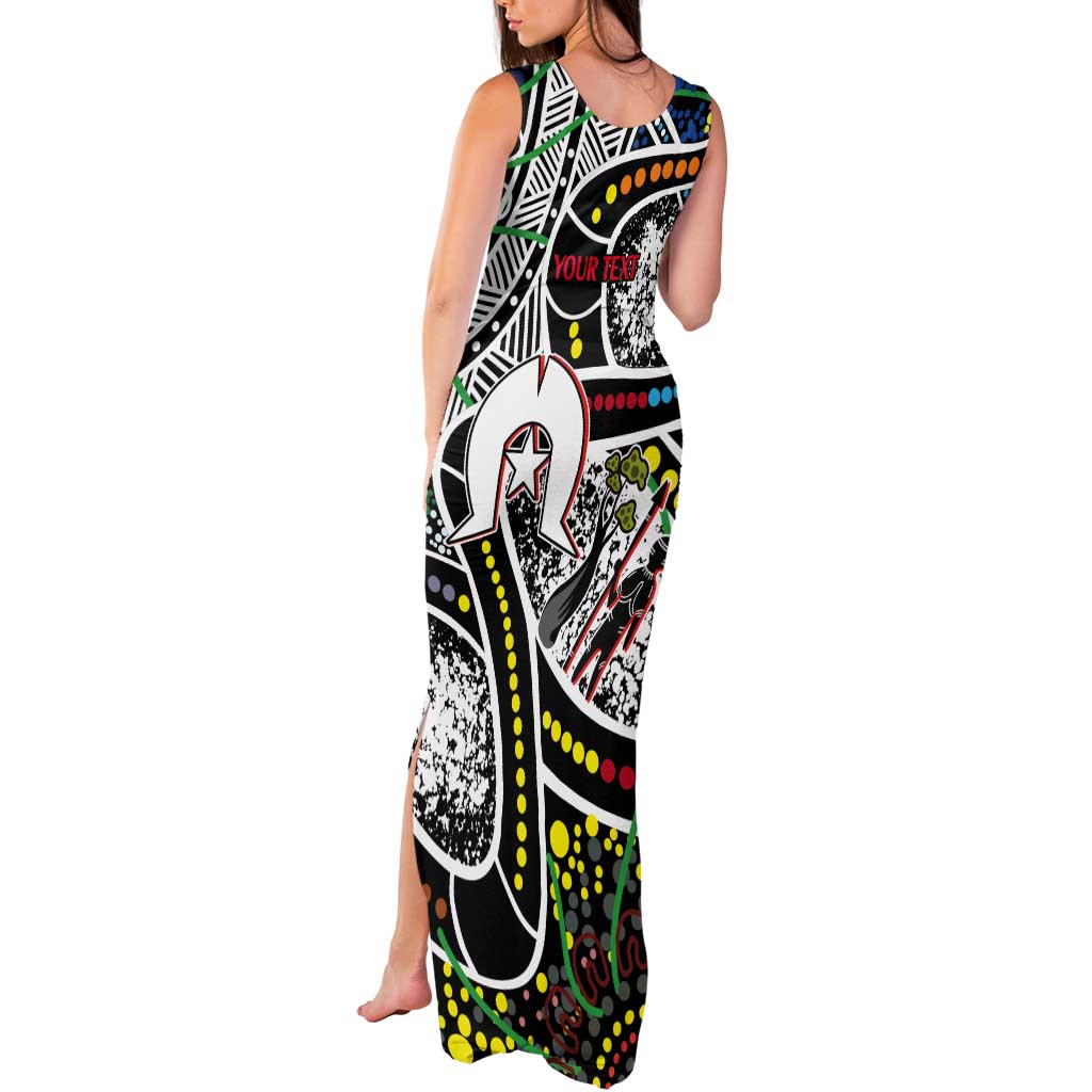 NAIDOC 50 Years of Deadly Personalised Tank Maxi Dress Aboriginal Dot Art