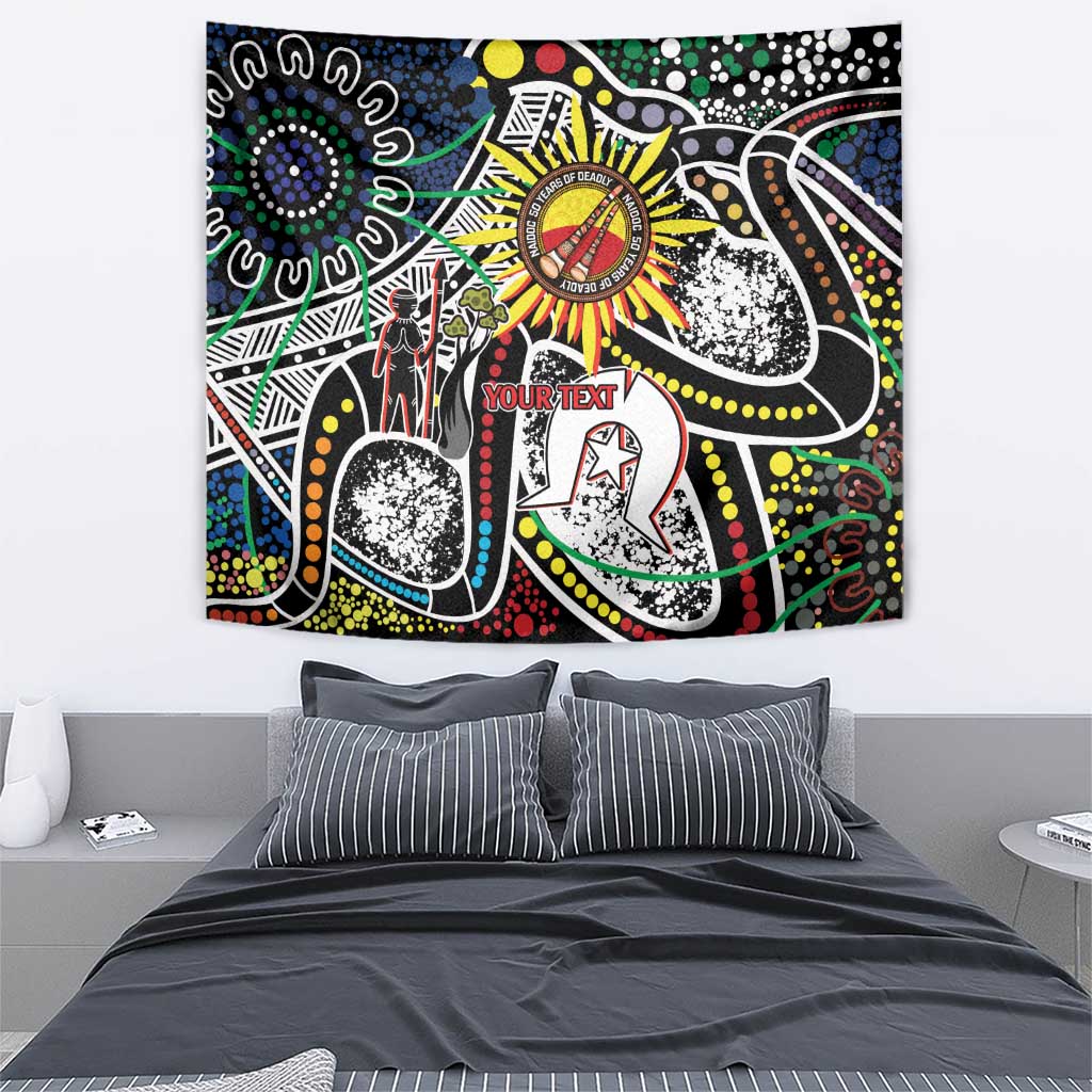 NAIDOC 50 Years of Deadly Personalised Tapestry Aboriginal Dot Art
