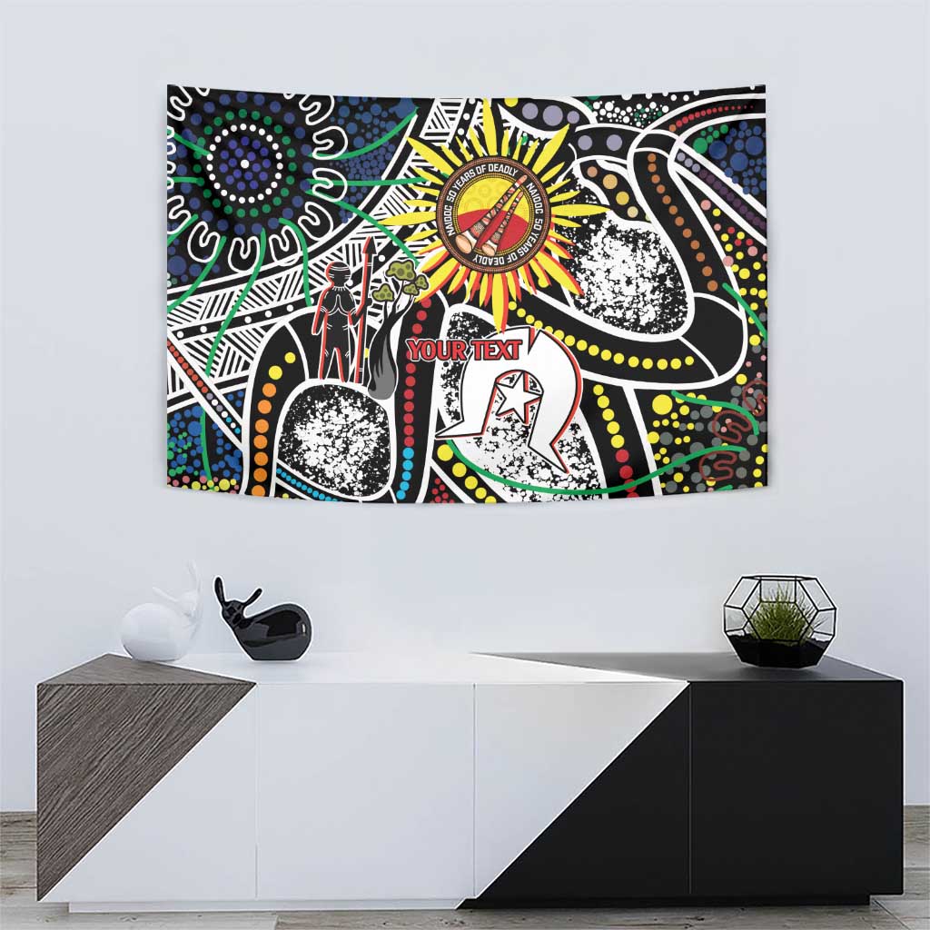 NAIDOC 50 Years of Deadly Personalised Tapestry Aboriginal Dot Art
