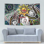NAIDOC 50 Years of Deadly Personalised Tapestry Aboriginal Dot Art
