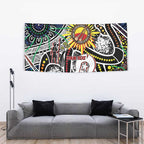 NAIDOC 50 Years of Deadly Personalised Tapestry Aboriginal Dot Art