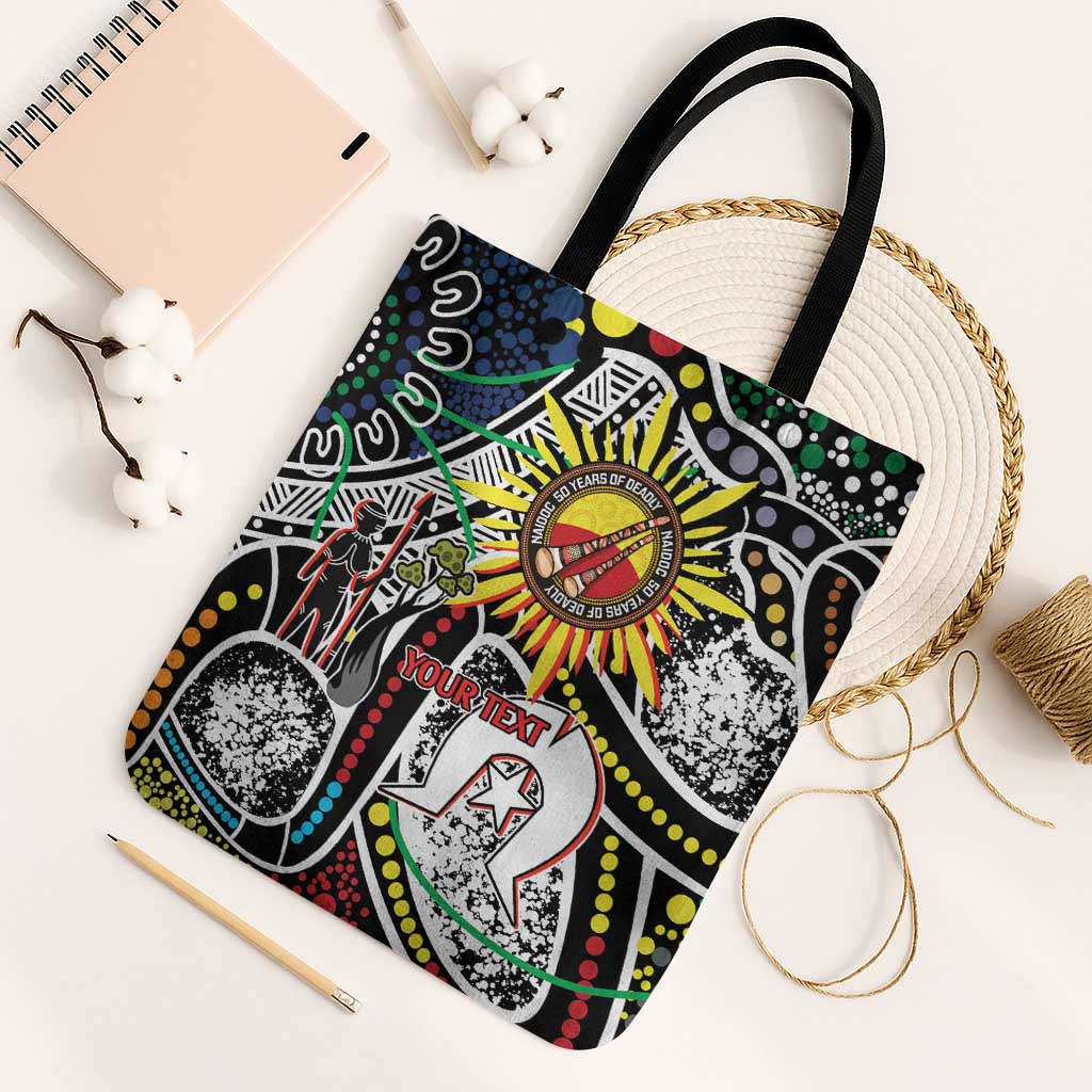 NAIDOC 50 Years of Deadly Personalised Tote Bag Aboriginal Dot Art