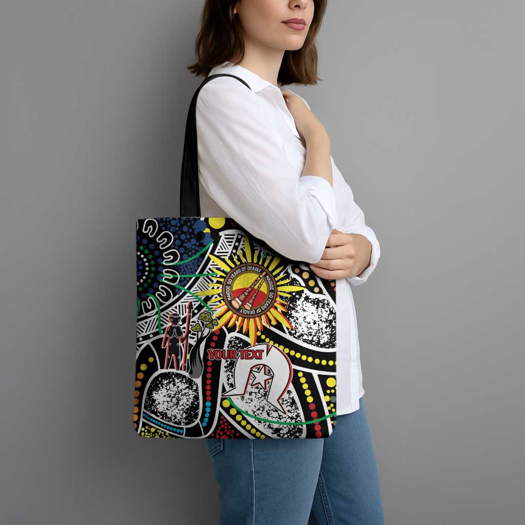 NAIDOC 50 Years of Deadly Personalised Tote Bag Aboriginal Dot Art