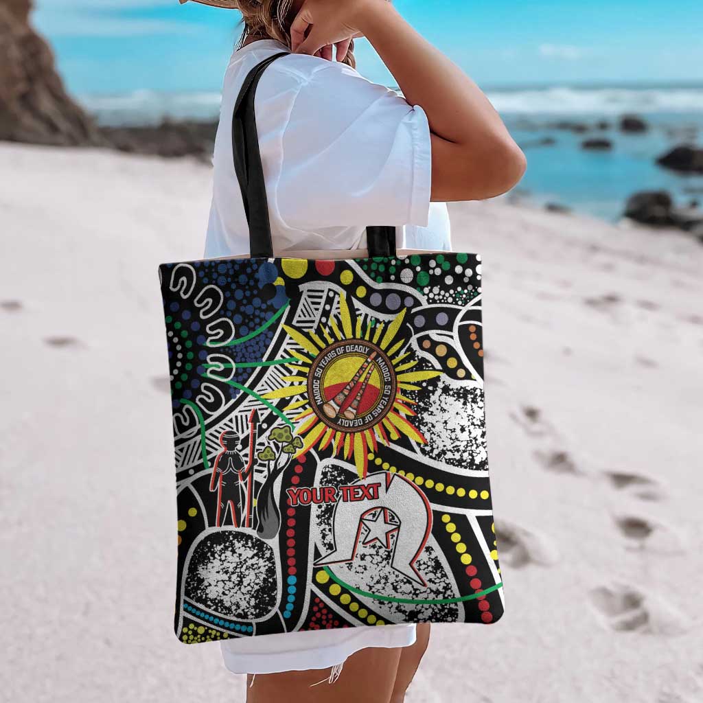 NAIDOC 50 Years of Deadly Personalised Tote Bag Aboriginal Dot Art