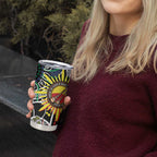 NAIDOC 50 Years of Deadly Personalised Tumbler Cup Aboriginal Dot Art