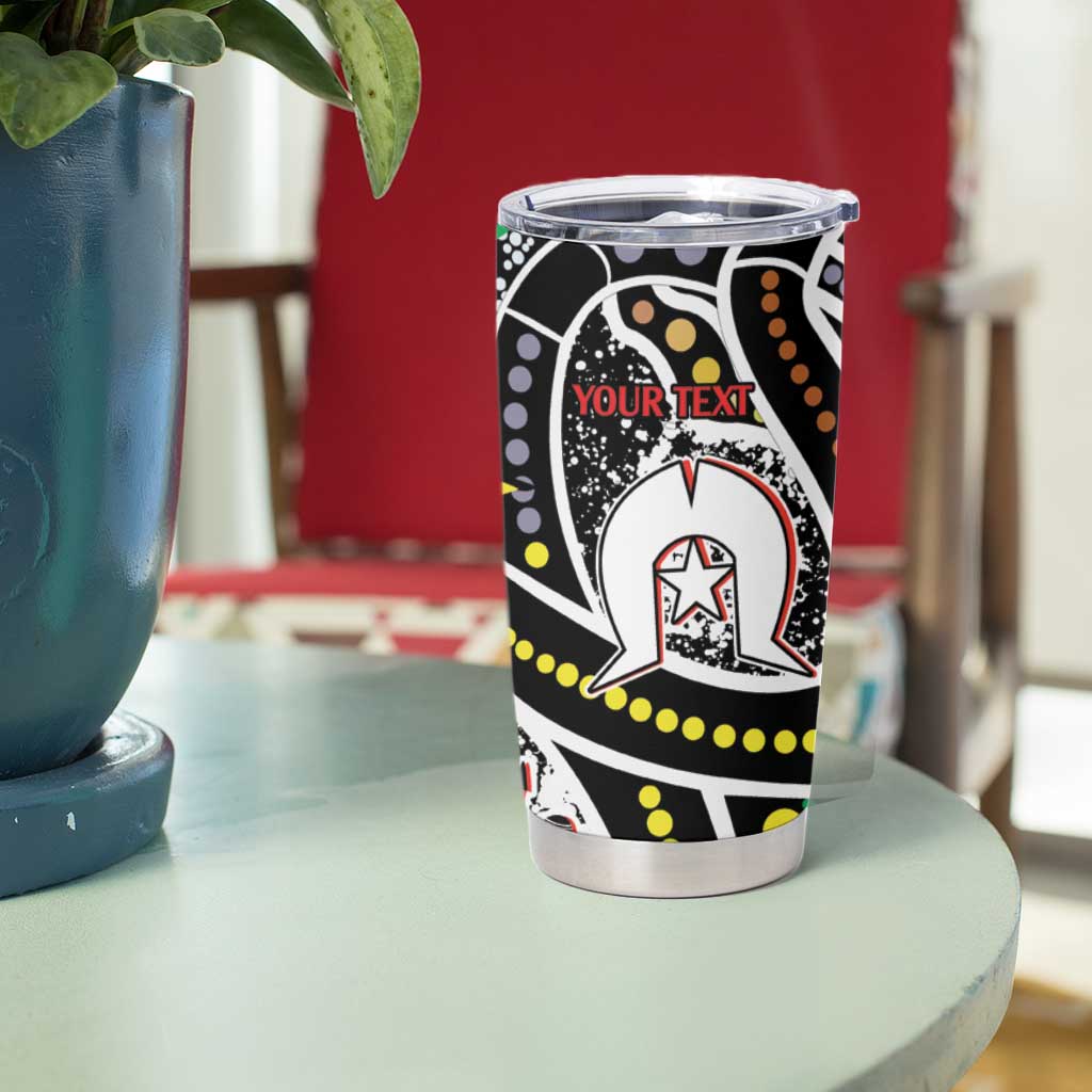 NAIDOC 50 Years of Deadly Personalised Tumbler Cup Aboriginal Dot Art