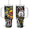NAIDOC 50 Years of Deadly Personalised Tumbler With Handle Aboriginal Dot Art