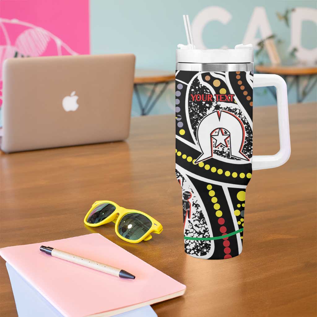 NAIDOC 50 Years of Deadly Personalised Tumbler With Handle Aboriginal Dot Art