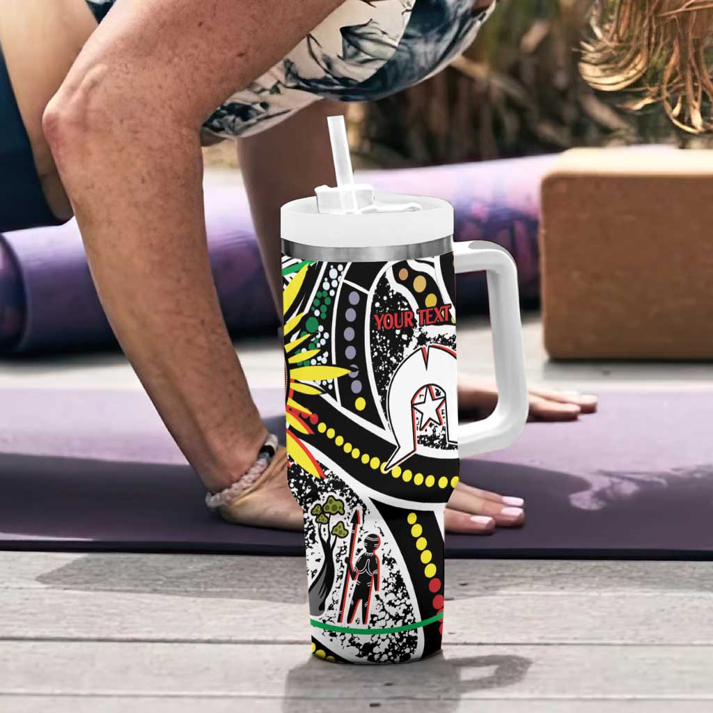 NAIDOC 50 Years of Deadly Personalised Tumbler With Handle Aboriginal Dot Art