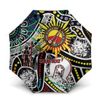 NAIDOC 50 Years of Deadly Personalised Umbrella Aboriginal Dot Art
