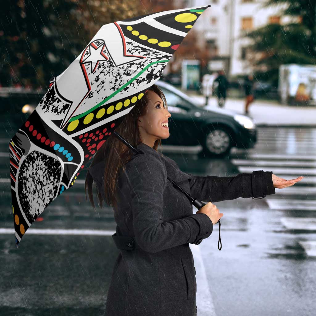 NAIDOC 50 Years of Deadly Personalised Umbrella Aboriginal Dot Art