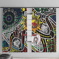 NAIDOC 50 Years of Deadly Personalised Window Curtain Aboriginal Dot Art