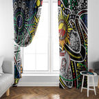 NAIDOC 50 Years of Deadly Personalised Window Curtain Aboriginal Dot Art