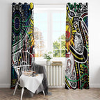 NAIDOC 50 Years of Deadly Personalised Window Curtain Aboriginal Dot Art