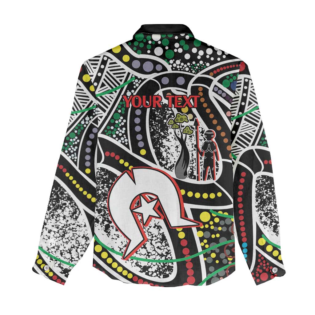 NAIDOC 50 Years of Deadly Personalised Women Casual Shirt Aboriginal Dot Art