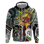 NAIDOC 50 Years of Deadly Personalised Zip Hoodie Aboriginal Dot Art