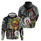NAIDOC 50 Years of Deadly Personalised Zip Hoodie Aboriginal Dot Art