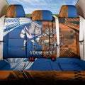 Custom Bulldogs and Tigers Back Car Seat Cover Rugby Mascot With Sporty Style