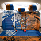 Custom Bulldogs and Tigers Back Car Seat Cover Rugby Mascot With Sporty Style