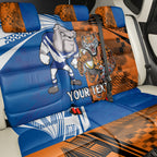 Custom Bulldogs and Tigers Back Car Seat Cover Rugby Mascot With Sporty Style