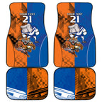 Custom Bulldogs and Tigers Car Mats Rugby Mascot With Sporty Style