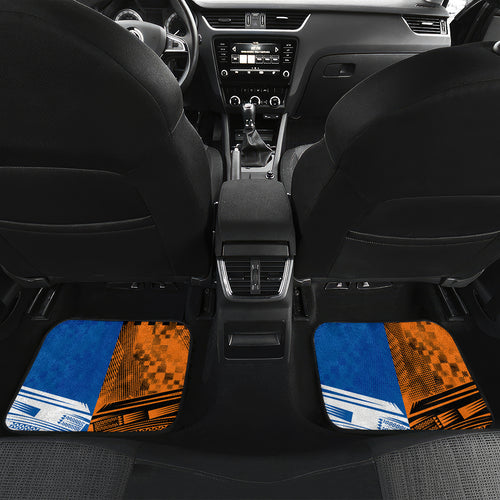 Custom Bulldogs and Tigers Car Mats Rugby Mascot With Sporty Style