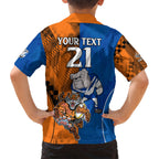Custom Bulldogs and Tigers Hawaiian Shirt Rugby Mascot With Sporty Style