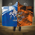 Custom Bulldogs and Tigers Hooded Blanket Rugby Mascot With Sporty Style