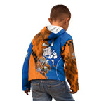 Custom Bulldogs and Tigers Kid Hoodie Rugby Mascot With Sporty Style