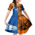 Custom Bulldogs and Tigers Kid Short Sleeve Dress Rugby Mascot With Sporty Style
