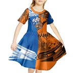 Custom Bulldogs and Tigers Kid Short Sleeve Dress Rugby Mascot With Sporty Style