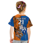 Custom Bulldogs and Tigers Kid T Shirt Rugby Mascot With Sporty Style