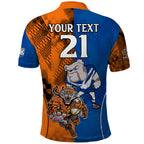 Custom Bulldogs and Tigers Polo Shirt Rugby Mascot With Sporty Style