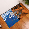 Custom Bulldogs and Tigers Rubber Doormat Rugby Mascot With Sporty Style